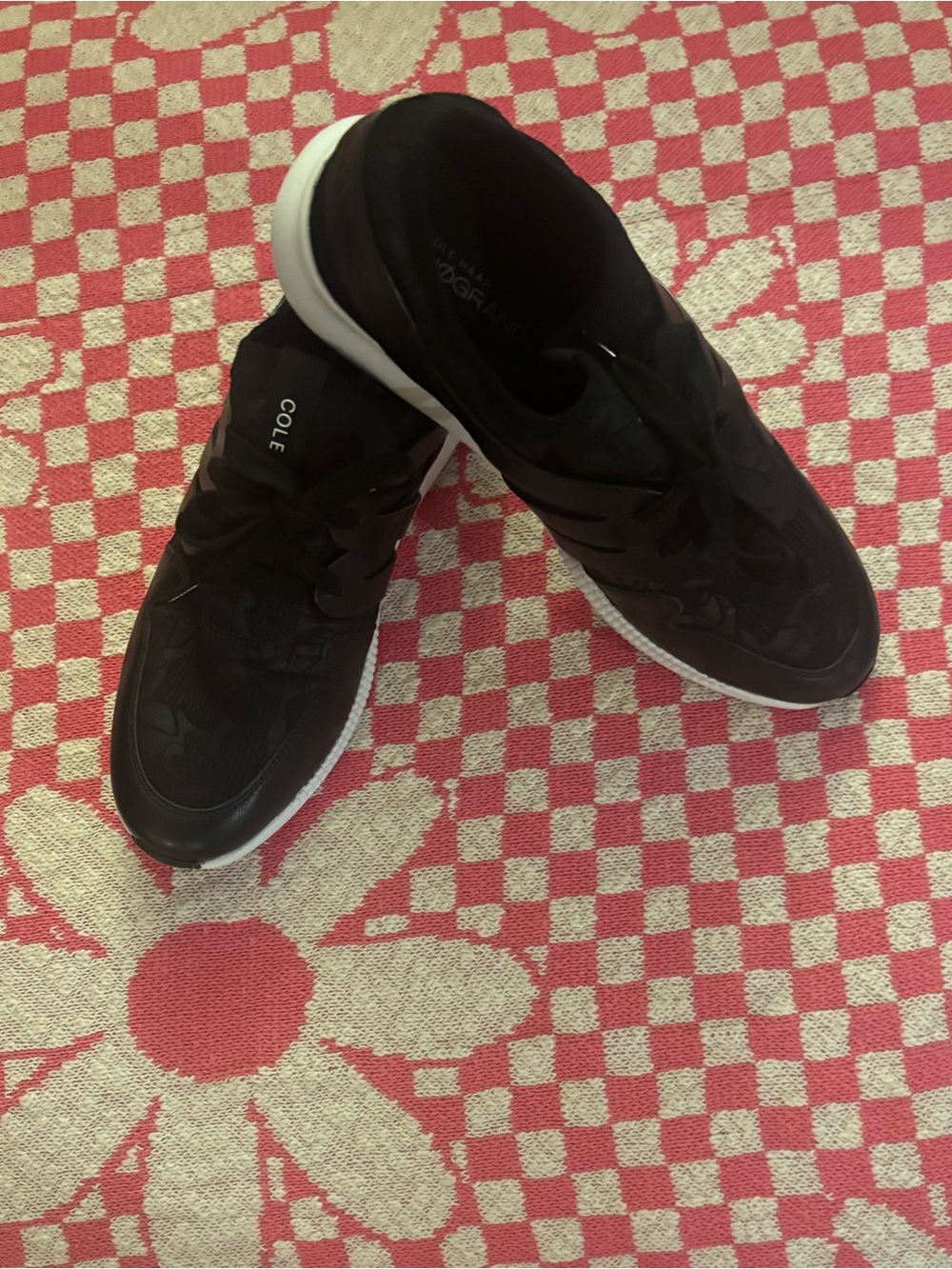Cole Haan Black and White Women's Lightweight Sneakers